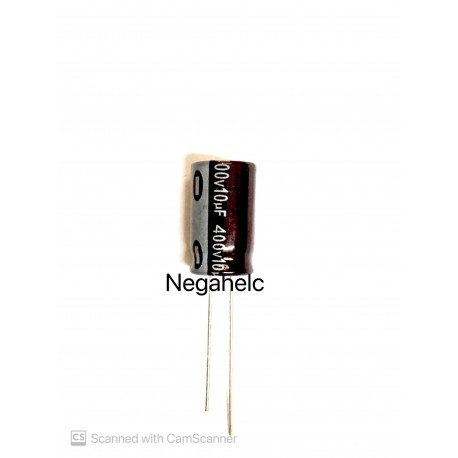 خازن 10 میکرو فاراد 400 ولت