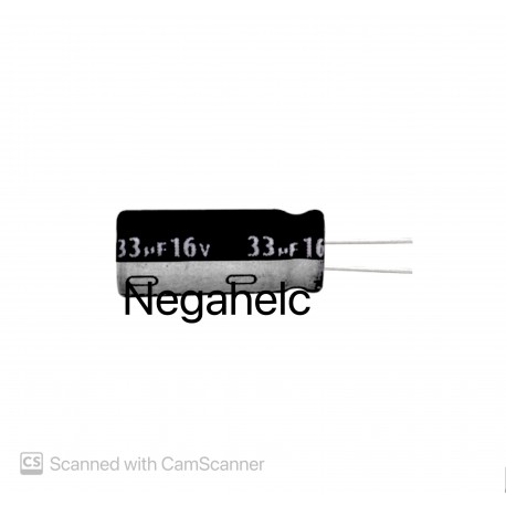 خازن 33 میکرو فاراد 16 ولت