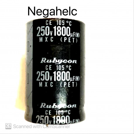 خازن 1800 میکروفاراد 250 ولت