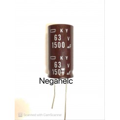 خازن 1500 میکرو فاراد 63 ولت الکترولیت