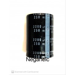 خازن 2200 میکرو فاراد 250 ولت الکترولیت