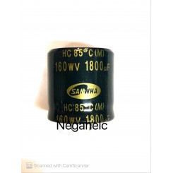 خازن 1800 میکرو فاراد 160 ولت الکترولیت