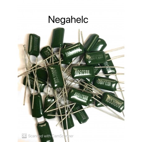 خازن 10 نانو فاراد 100 ولت پلی استر