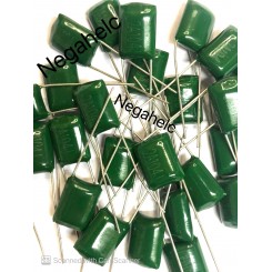 خازن 390 نانو فاراد 100 ولت پلی استر