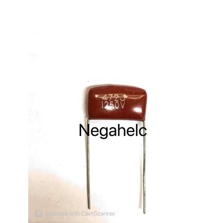 خازن 4.7 نانو فاراد 1000 ولت پلی استر