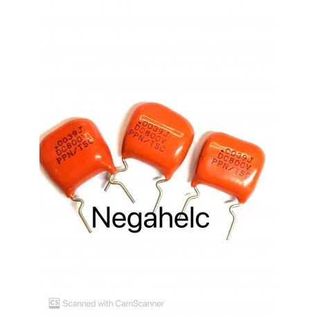 خازن 3.9 نانوفاراد 630 ولت پلی استر