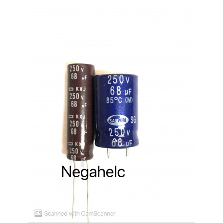 خازن 68 میکروفاراد 250 ولت