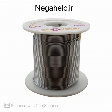 سیم قلع ZHONGSHI 63/37 0.8m 250gr سیم قلع ZHONGSHI 63/37 0.8m 250gr