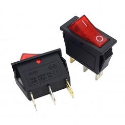 کلید راکر باریک چراغدار KCD3-101N