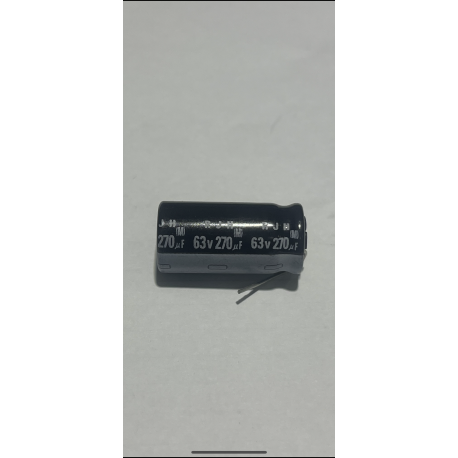 خازن 270میکرو فاراد 63 ولت الکترولیت
