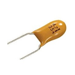 خازن 22 میکرو فاراد 10 ولت تانتالیوم